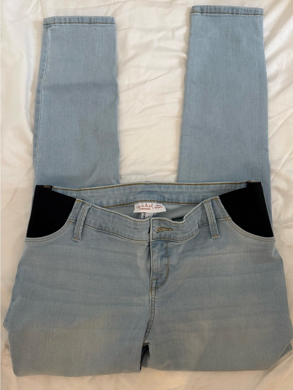 Isabel Maternity by Ingrid & Isabel Light Wash Skinny Jeans